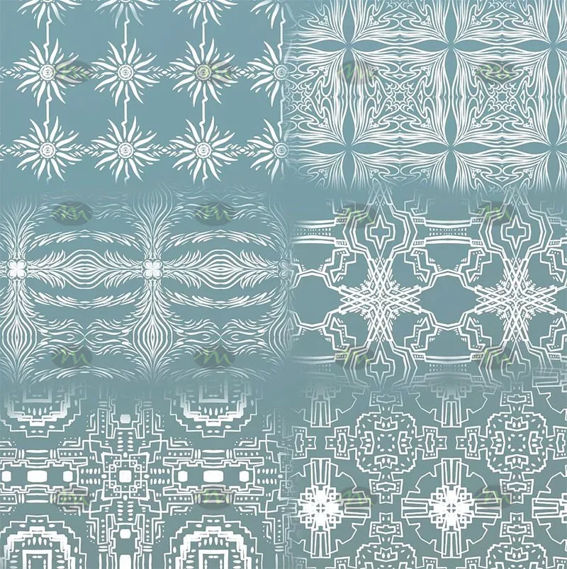 56个对称图案｜Procreate笔刷详情图 8