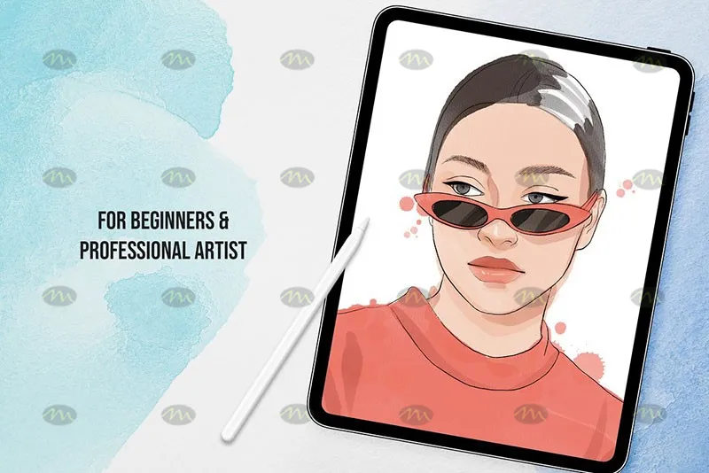 20个自然水彩｜Procreate笔刷详情图 9
