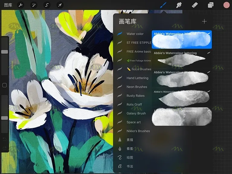 18套必备打包｜Procreate笔刷详情图 9