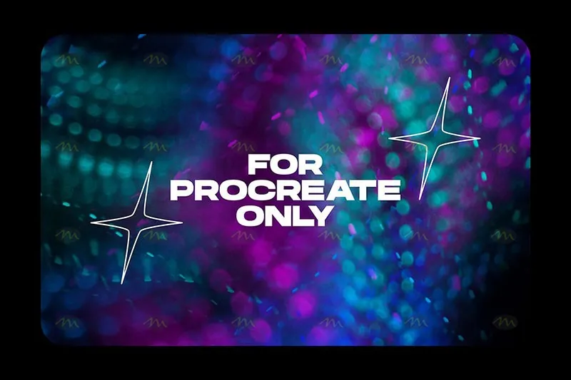 10个银河系星空｜Procreate笔刷详情图 9