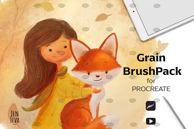 27个儿插｜Procreate笔刷详情图 13