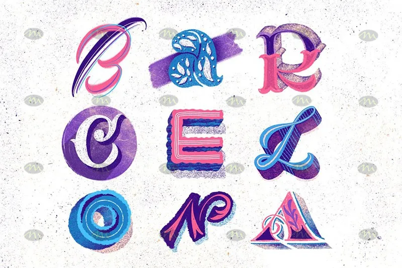 14个粗糙纹理|Procreate笔刷详情图 11