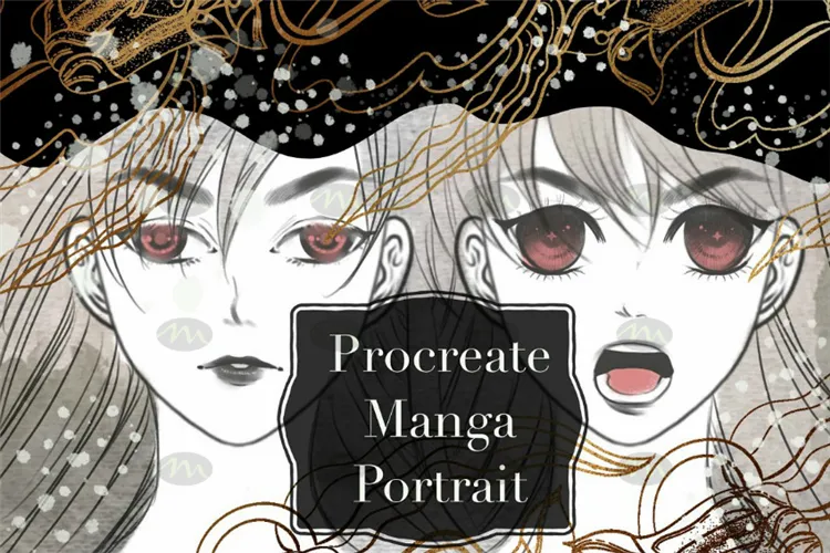 漫画人物肖像｜Procreate笔刷详情图 10