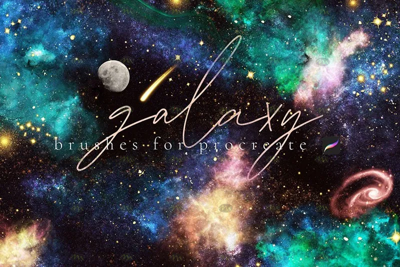 97个银河星系｜Procreate笔刷详情图 17