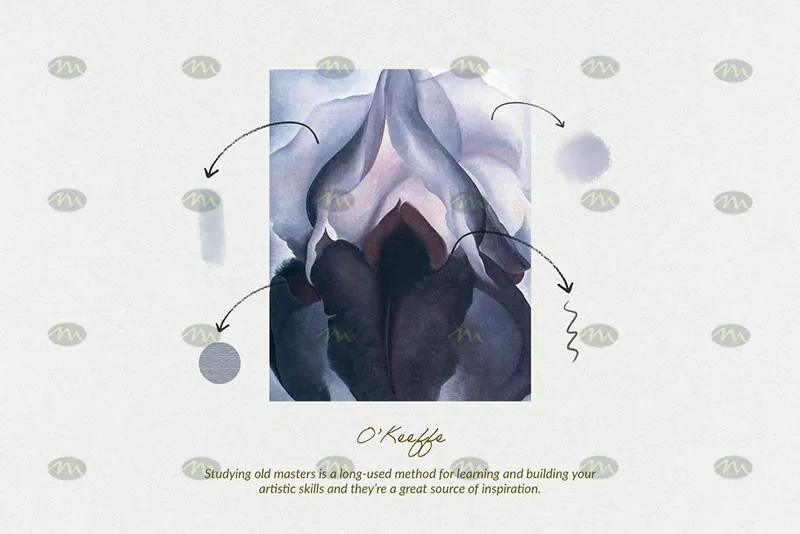7个奥·吉弗古典水彩画｜Procreate笔刷详情图 8