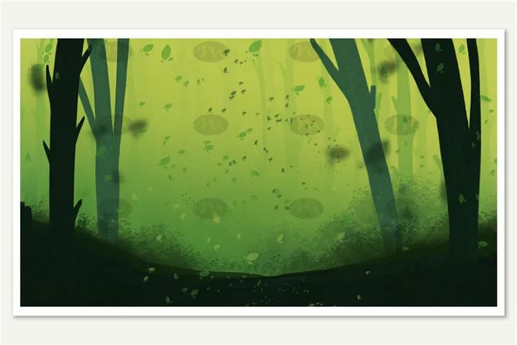 74个植物树木插画场景图案｜Procreate笔刷详情图 9