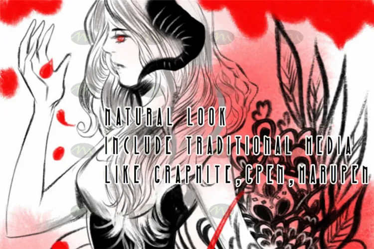 14个草图铅笔漫画|Procreate笔刷详情图 6