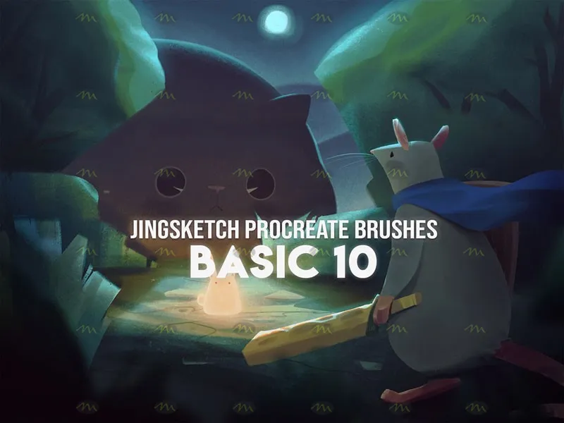 10个素描基本｜Procreate笔刷详情图 10