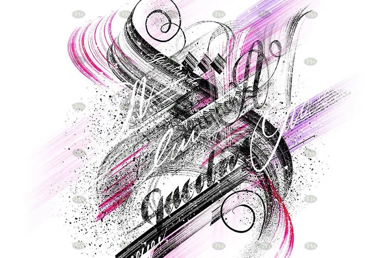 18个哥特式手写字｜Procreate笔刷详情图 12