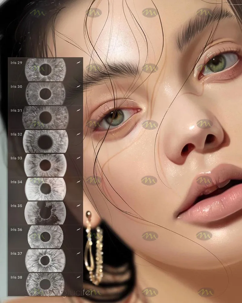 800个时尚美妆｜Procreate笔刷详情图 22