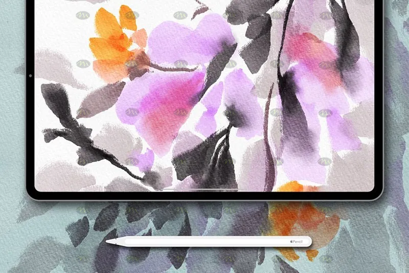 68个逼真自然水彩｜Procreate笔刷详情图 12