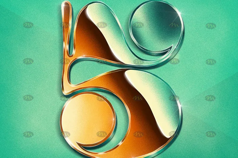 10个3D立体字｜Procreate笔刷详情图 12