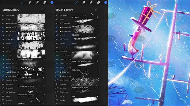 加卡特卡斯gacatka vol4 合集｜Procreate笔刷详情图 8