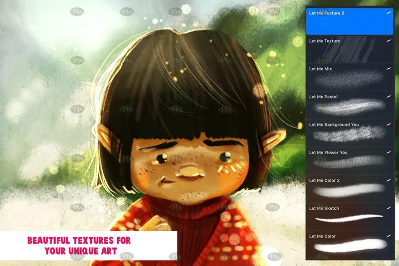 9个儿童绘本插画｜Procreate笔刷详情图 6