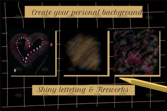 15个新年手写字设计｜Procreate笔刷详情图 8