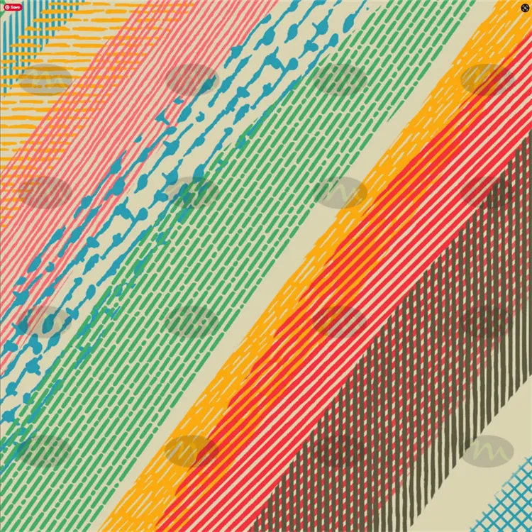 60个色彩半调格子线条纹理｜Procreate笔刷详情图 7