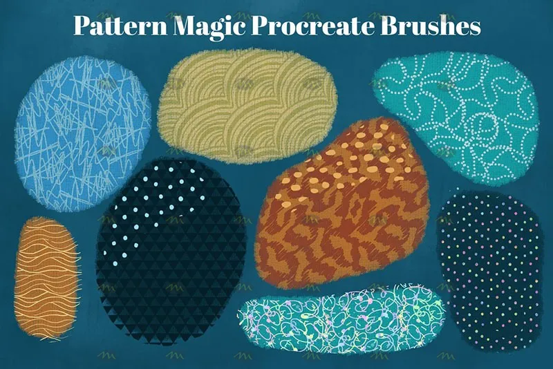 53个儿童插画图案｜Procreate笔刷详情图 8