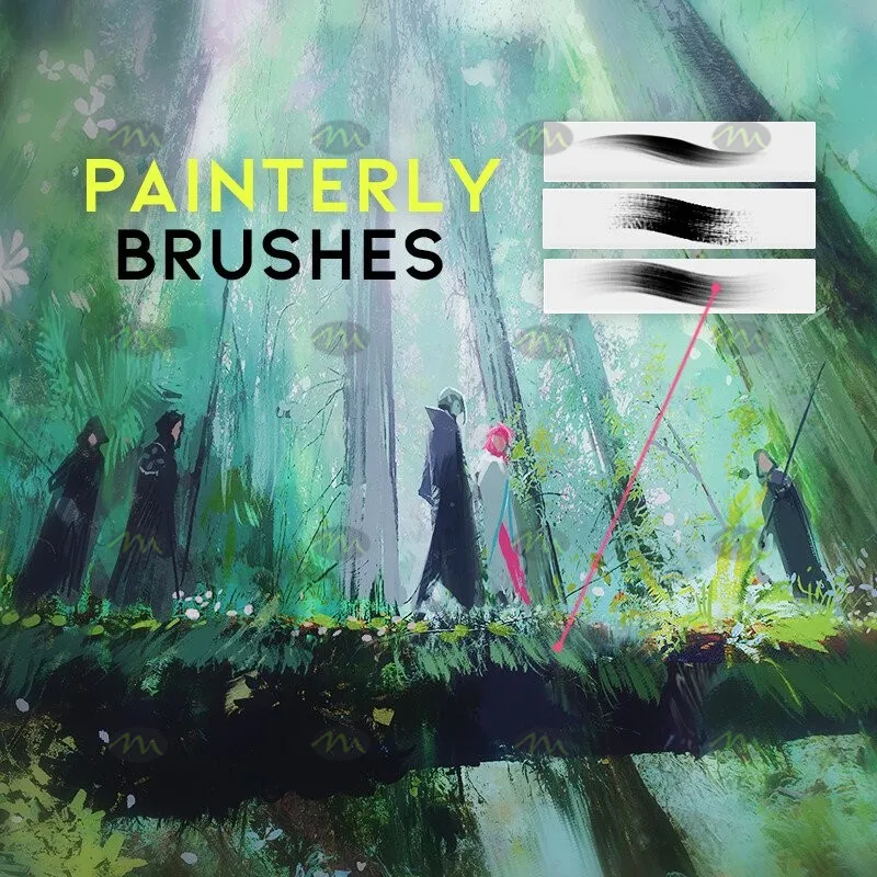 24个专业插画师｜Procreate笔刷详情图 9