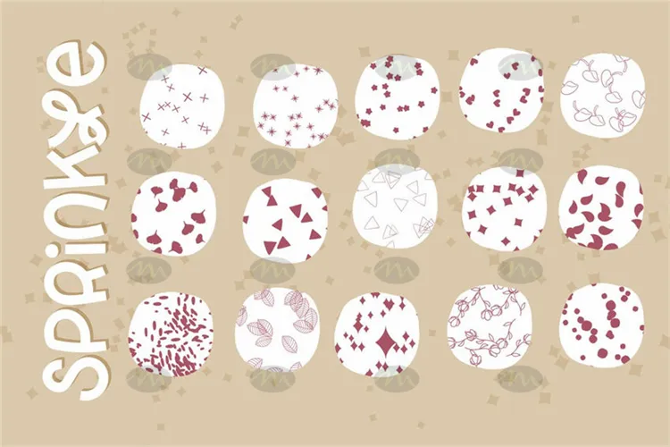 115个点状星星图案｜Procreate笔刷详情图 9