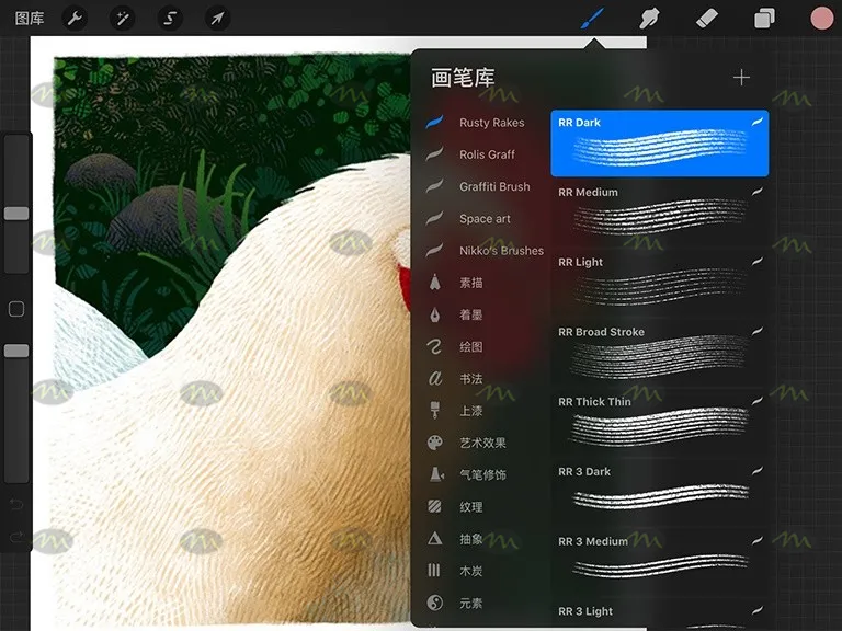 18套必备打包｜Procreate笔刷详情图 21