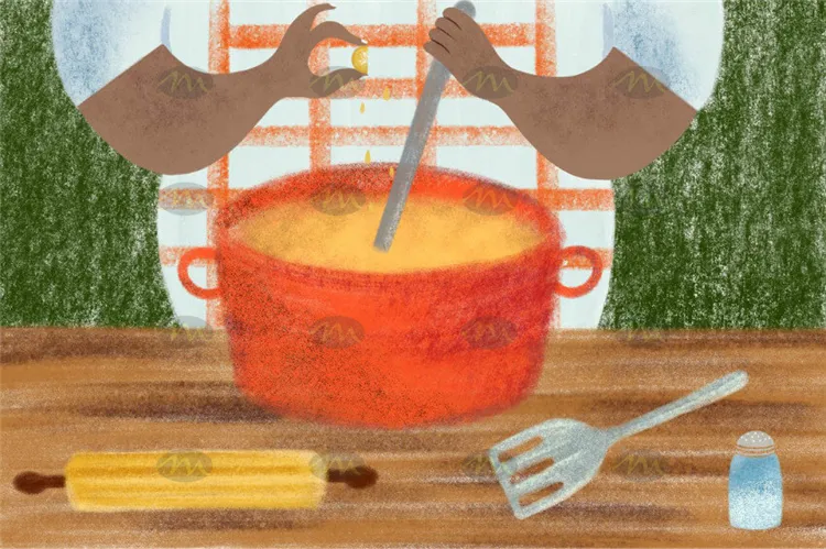 28个美食厨房元素手绘插画纹理｜Procreate笔刷详情图 7