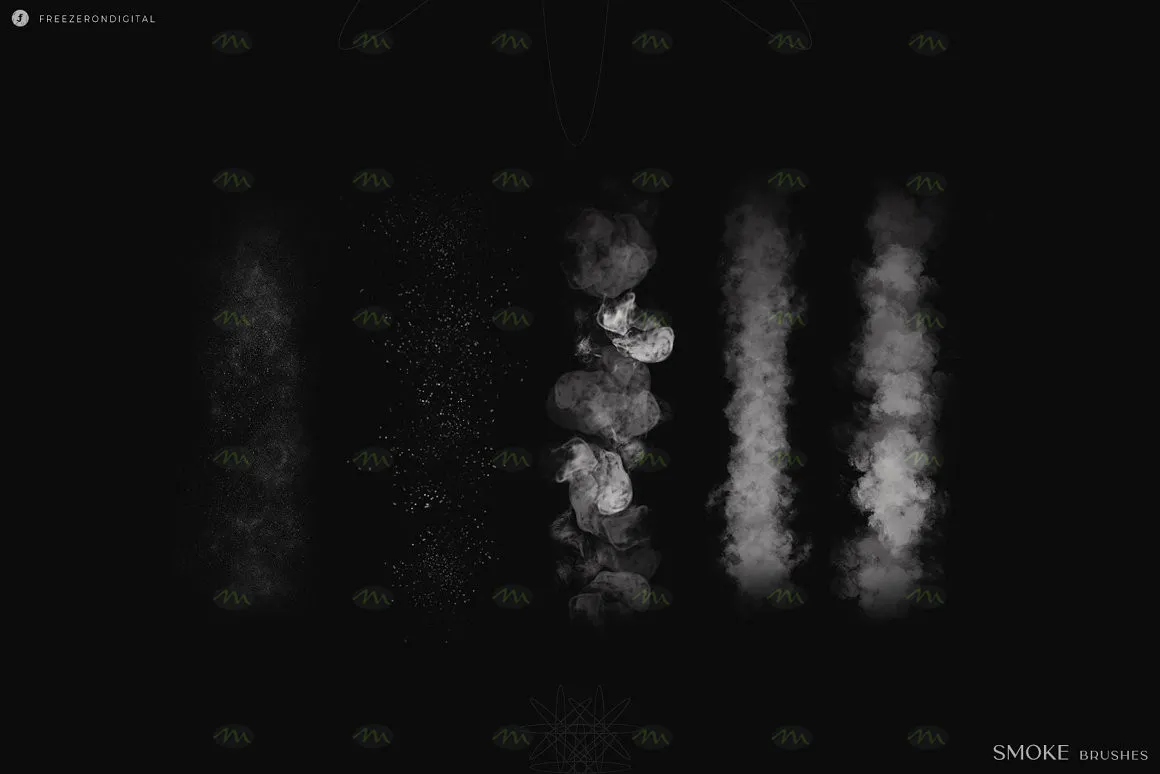 16个烟雾尘埃｜Procreate笔刷详情图 10