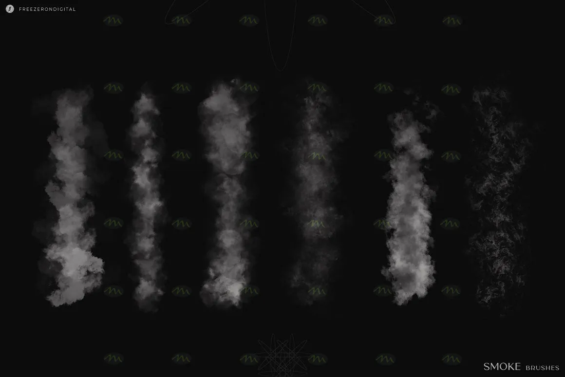 16个烟雾尘埃｜Procreate笔刷详情图 9