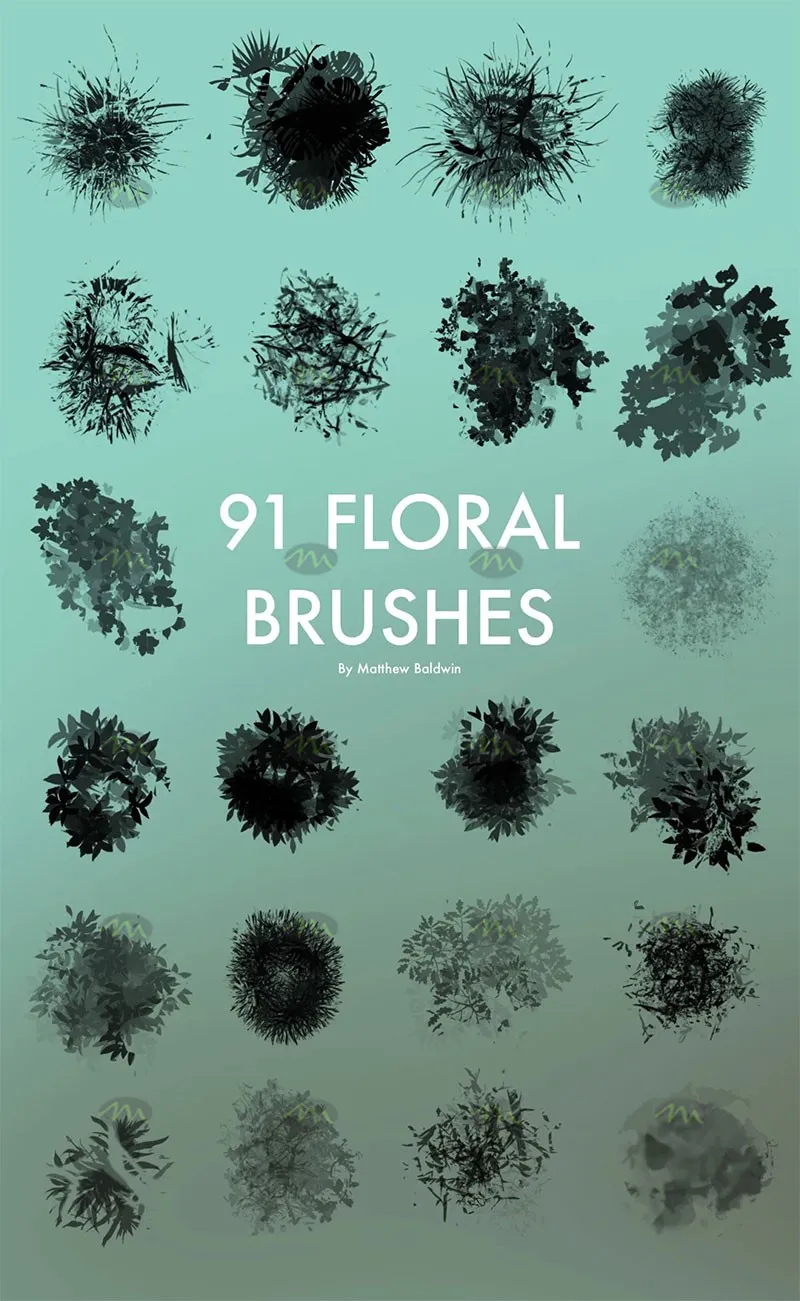 91个植物定制｜Procreate笔刷详情图 8