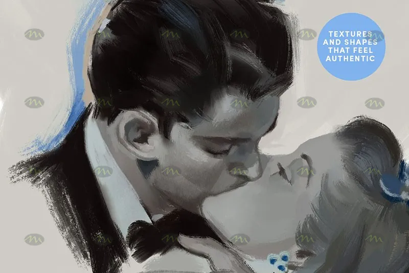 37个水粉颜料|Procreate笔刷详情图 18
