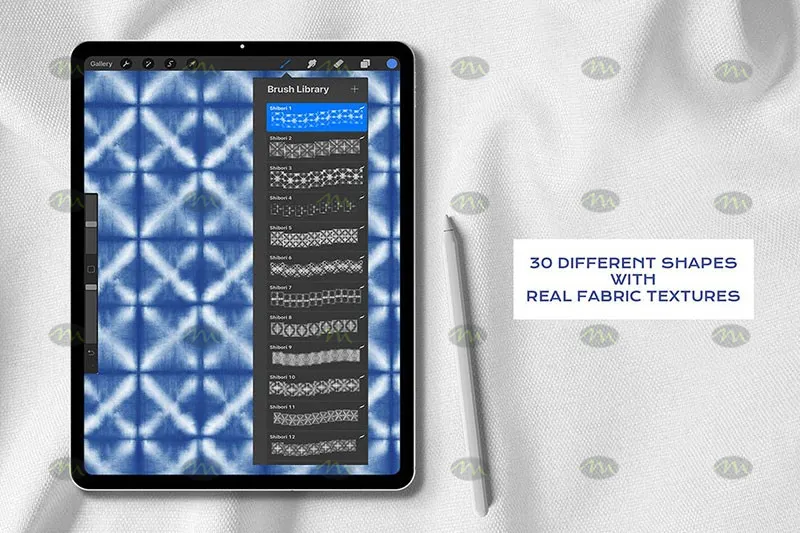 20个扎染图案|Procreate笔刷详情图 7