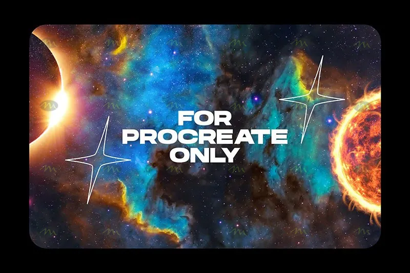 10个太阳系行星图像｜Procreate笔刷详情图 10