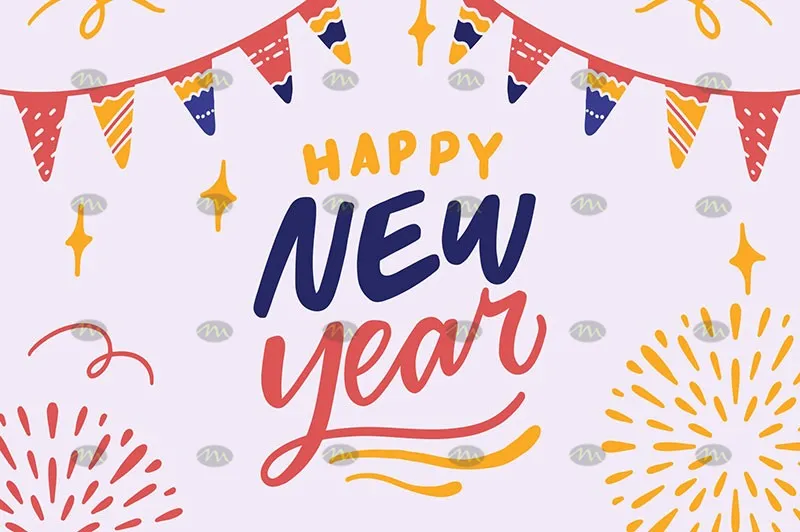 20个新年主题手帐｜Procreate笔刷详情图 6