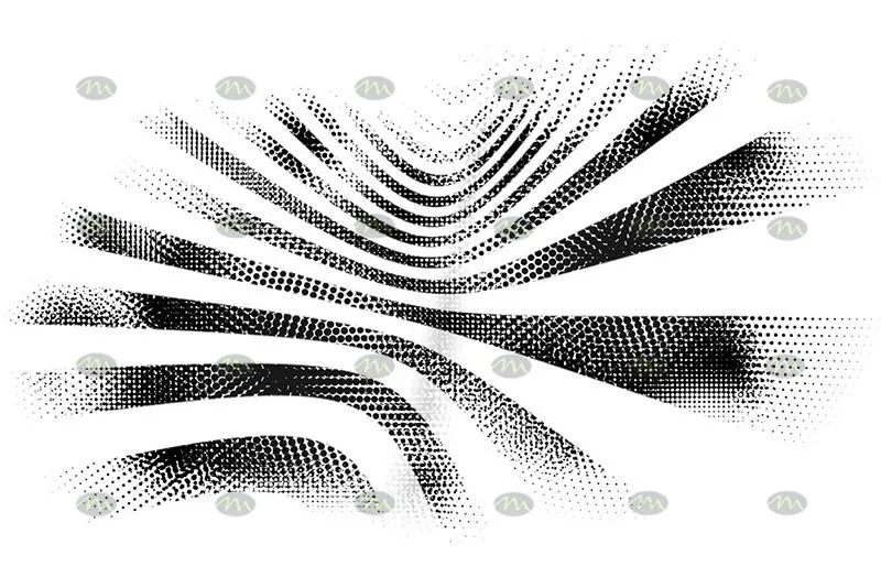 14个复古半色调波点｜Procreate笔刷详情图 7