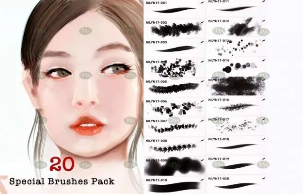 20个光影特效｜Procreate笔刷详情图 8