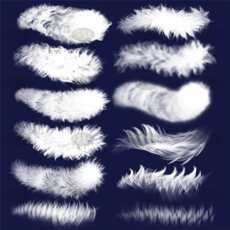 47套动物毛发插画｜Procreate笔刷详情图 7