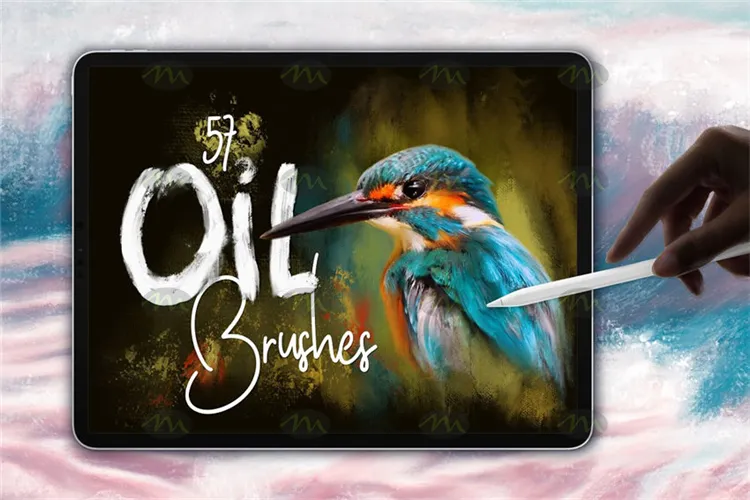 57个厚涂大师经典油画oil艺术｜Procreate笔刷详情图 11