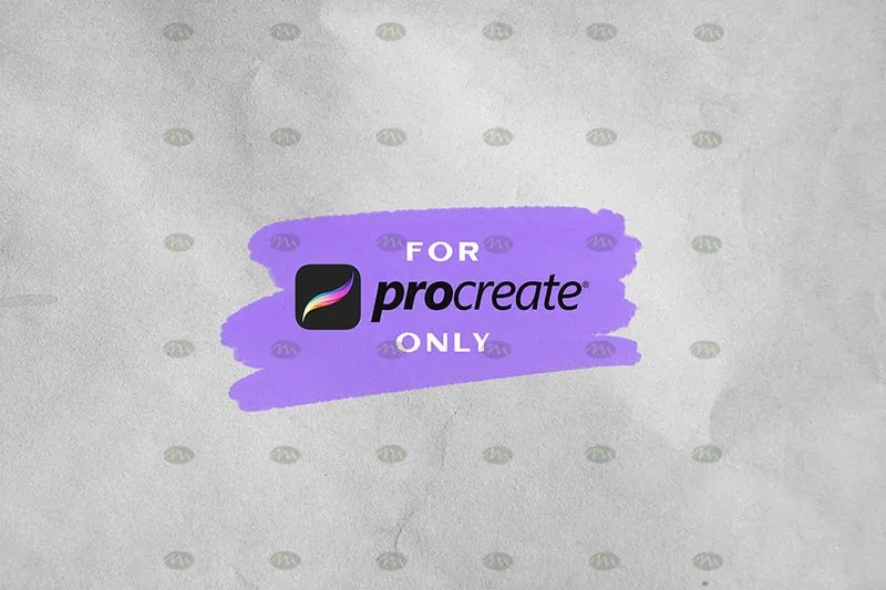 20个水彩效果手写字｜Procreate笔刷详情图 12