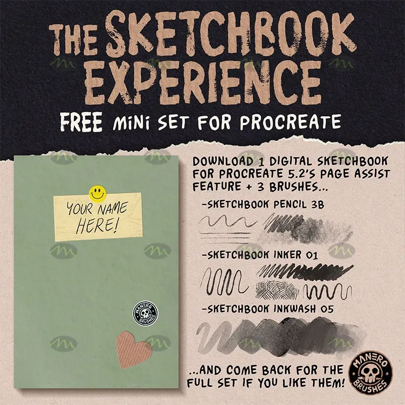 4个素描｜Procreate笔刷详情图 8