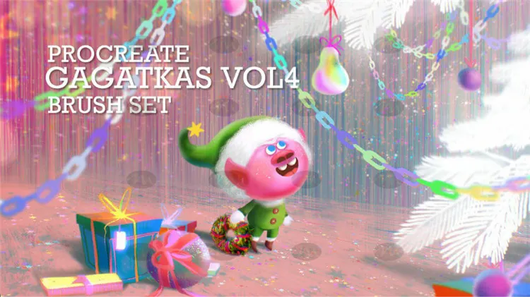 加卡特卡斯gacatka vol4 合集｜Procreate笔刷详情图 6