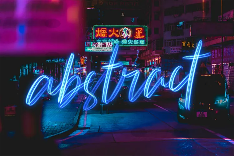 20个霓虹灯发光粒子酒吧｜Procreate笔刷详情图 6