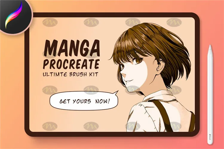 8个卡通漫画｜Procreate笔刷详情图 10