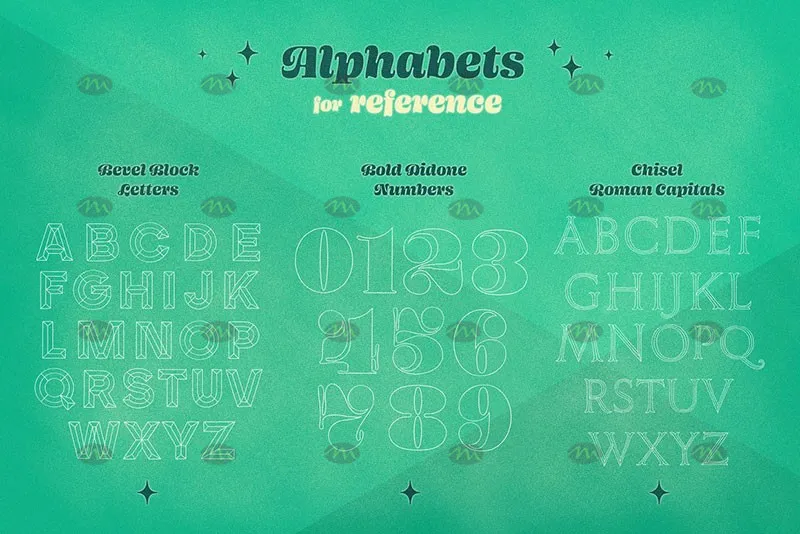 10个3D立体字｜Procreate笔刷详情图 11