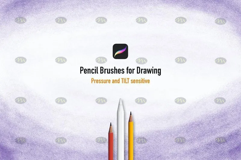 20个仿铅笔效果｜Procreate笔刷详情图 16