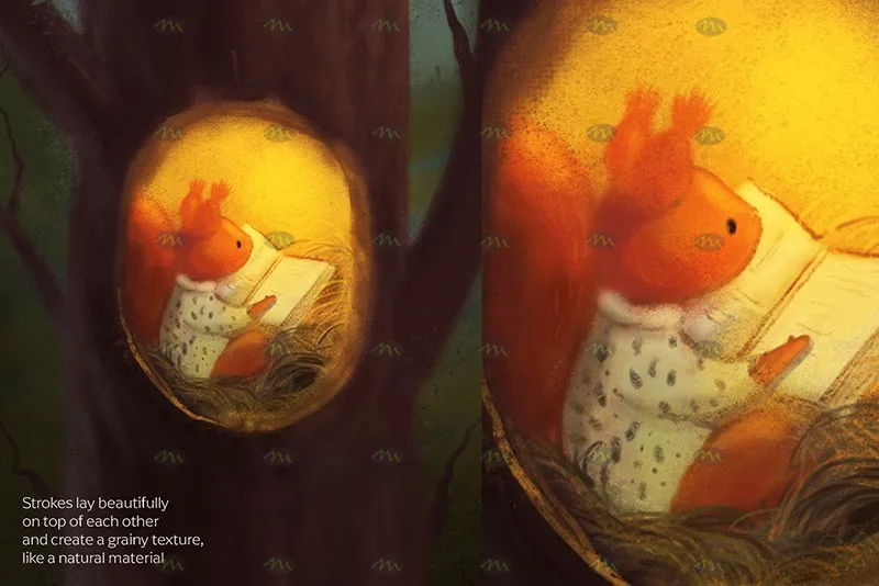 27个儿插｜Procreate笔刷详情图 8