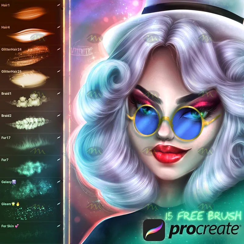 15个特效｜Procreate笔刷详情图 8