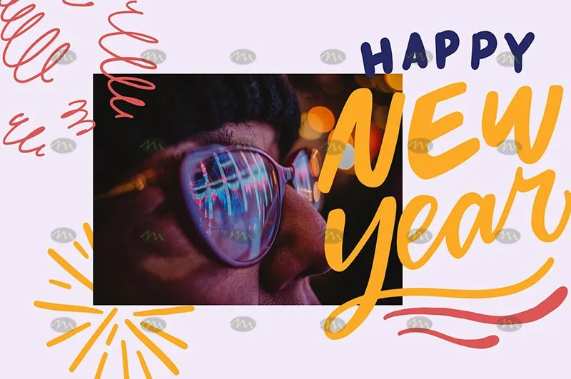 20个新年主题手帐｜Procreate笔刷详情图 8
