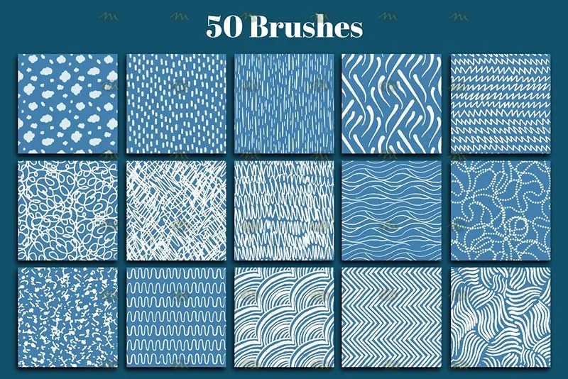 53个儿童插画图案｜Procreate笔刷详情图 7