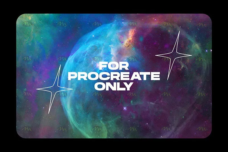 11个星空星云｜Procreate笔刷详情图 8