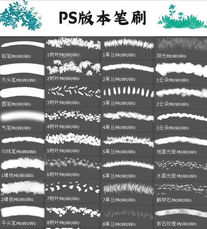 86个宫崎骏日漫风景｜Procreate笔刷详情图 17