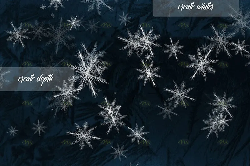 50个冰雪画笔｜Procreate笔刷详情图 9